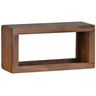 Wandregal Tamesi 40cm Massivholz Teak