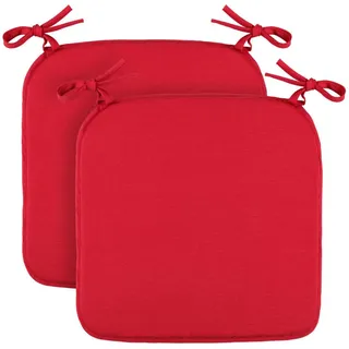 BestLivings Stuhlkissen Canvas 38 x 38 cm Bordeaux