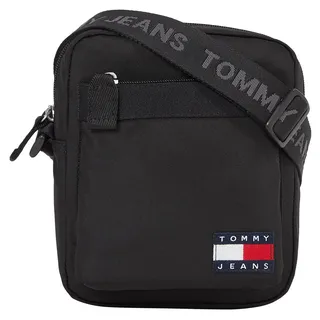 Tommy Jeans Mini Bag TJM DAILY REPORTER, Herrenschultertasche Tasche Herren Recycelte Materialien schwarz