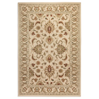 Teppich NOURISTAN "Harirud" Teppiche Gr. B/L: 200 cm x 280 cm, 8 mm, 1 St., beige (creme) Orientalische Muster