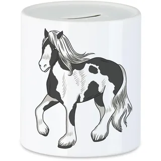 Hey!Print Pferd Spardose Hengst Weihnachten Pferde Reiten Hobbie Pferdeflüsterer Ausritt Pferdeliebhaber Reiterin