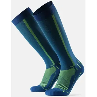 PERFORM KOMPRESSIONSSTRÜMPFE - 1-Pack - Blau/Gelb - 39-42