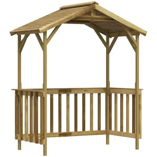 vidaXL Grillpavillon Kiefernholz Imprägniert 163,5x93x210 cm