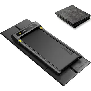 UREVO Smart Walking Pad, kompaktes Laufband unter Schreibtisch | Doppelter Stoßdämpfung, Workout-App mit Track Insights und MIIT-Modus, Fernbedienung oder App-Steuerung für das Home Office