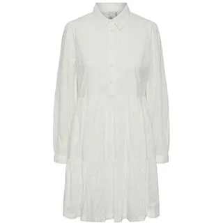 Y.A.S Damen YASTIA LS Dress S. NOOS Kleid, Star White, S - S