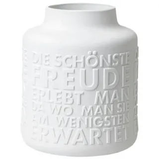 Räder Design Dekovase Vase aus Porzellan " Freude " von räder design exclusiv Höhe 26 cm, Ø