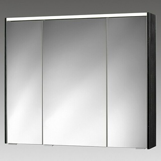 Sieper LED-Spiegelschrank KHX 90  (B x H: 90 x 74 cm, Mit Beleuchtung, MDF, Schwarz/Weiß)