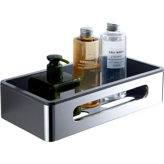 Trendline Duschkorb eckig Kunststoff chrom