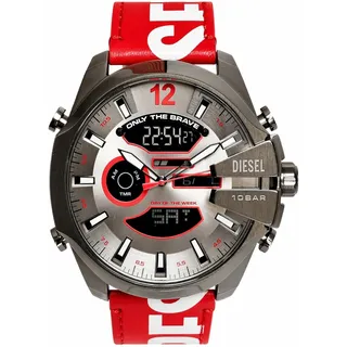 Diesel Mega Chief Leder rot 51 mm DZ4647