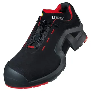 Uvex Halbschuh schwarz/rot uvex 1 x-tended support, S3, EU-Schuhgröße: 40