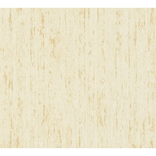 livingwalls Tapete Beige Gelb - Tapete Holzoptik 395614 - Holzfaser Vliestapete Design - Wandtapete Holz für verschiedene Räume - 10,05m x 0,53m -Made in Germany