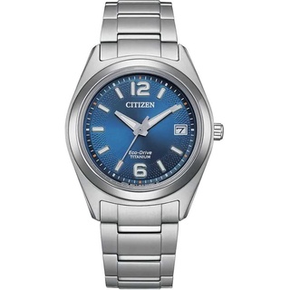 CITIZEN Damen Analog Quarz Uhr mit Titan Armband FE6151-82L
