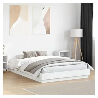 vidaXL Bettgestell 120 x 200 cm Weiß