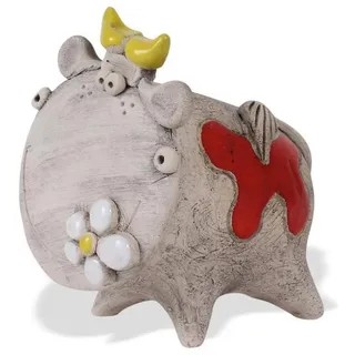 Seyko Geschenke, Spardose, 220102 - Spardose Kuh Frieda, rot, 11 cm