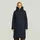 Langjacke Long Jacket in der Taille verstellbar blau L 40