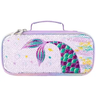 Glitzernde Meerjungfrau-Tasche für Mädchen, kleine Schulkinder, Schule, Büro