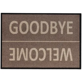 Andiamo Fußmatte Diavolo Welcome/Goodbye taupe, 39 x 58 cm