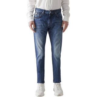 LTB Herren Jeans JOSHUA Slim Fit Lucien Undamaged Wash 54636 Normaler Bund Reißverschluss W 36 L 34