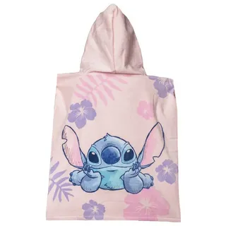 Disney Lilo & Stitch Badeponcho Kinder – 100% Baumwolle Frottee