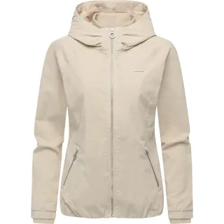 Ragwear Damen, Cordjacke Übergangsjacke aus Kord mit Kapuze Dizzie Cordy YOUMODO Ecru Gr. M - M