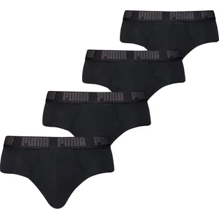 Puma Basic Briefs Schwarz M 4er Pack