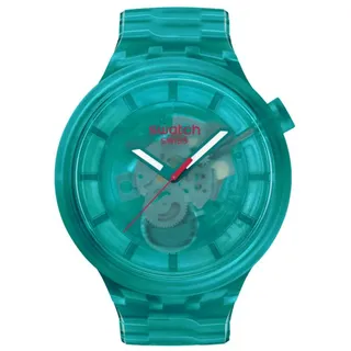 Swatch Big Bold TURQUOISE Joy 2024 Silikon 47 mm SB05L101