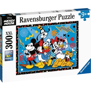Ravensburger Puzzle 300 Teile Kinder Puzzle XXL Disney Mickey und seine Freunde 13386, 300 Puzzleteile