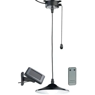 Lunartec Solar-LED-Hängeleuchte schwarz 40 Lumen IP44