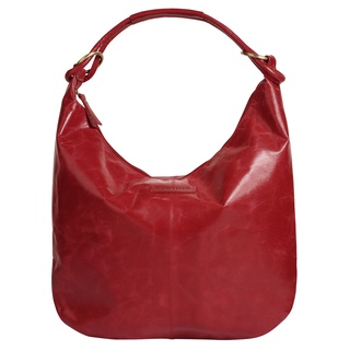 Shopper BRUNO BANANI Gr. B/H/T: 40 cm x 33 cm x 4 cm onesize, rot Damen Taschen Handtaschen echt Leder