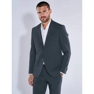 emilio adani Herren Anzug-Sakko slim fit Blau kariert - 98