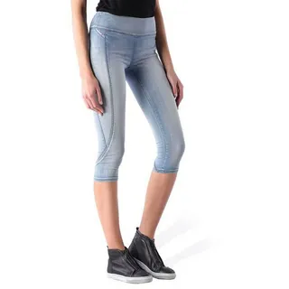 Diesel Jeansjeggings Diesel Actyvista-Crop 0673X Damen Jeans Hose Capri blau