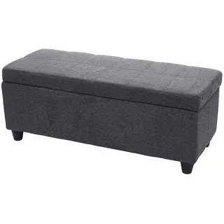 berlinlodge Sitzbank Lars Dunkelgrau 114 x 45 x 45 cm