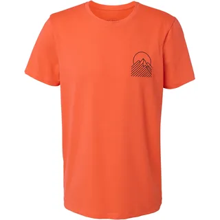 Tchibo - T-Shirt mit Print - Herren - Gr. XL - orange/print