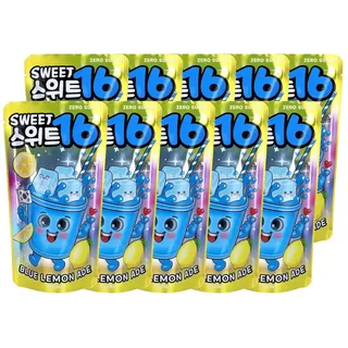 sweet16 Blue Lemon Ade Blaue Limonade zuckerfrei 200ml 10er Pack