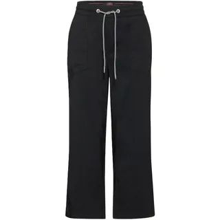 Cecil Culottes "Neele", 3/4-lang, High-Waist, für Damen, 10001 BLACK, S