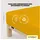 120 x 200 - 130 x 200 cm yellow deep