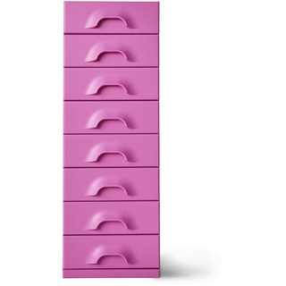 HKliving - Kommode mit 8 Schubladen, urban pink