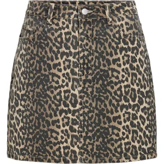 Vila Female Minirock VICHIA Leoprint - 40