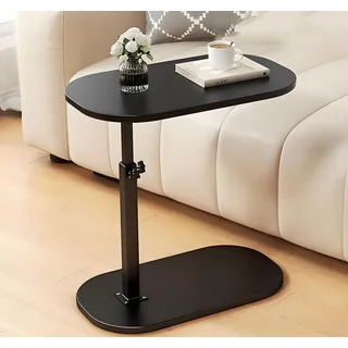 C-förmiger Beistelltisch, Höhenverstellbarer Klapptisch, Um 360° Drehbare Couch-Beistelltische, Moderner Kleiner C-Couchtisch-Beistelltisch, Wannenregal Mit Computer-TelefonhalterMobile C-Tische