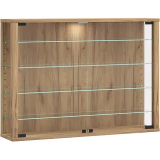 VCM Hängevitrine Vitrosa 83 x 60 x 18 cm Honigeiche