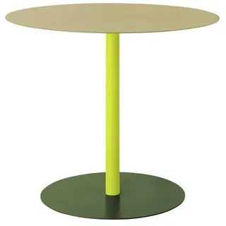 REMEMBER Beistelltisch Rondo "lime" - H 42, ø 48 cm aus pulverbeschichtetem Metall