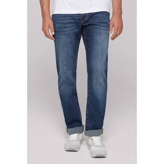 Camp David CAMP DAVID, Herren, Gr. 32, Länge 32, blau, Material: 98% Baumwolle, 2% Elasthan, Zusatz: Enthält nichttextile Teile tierischen Ursprungs (Badge), Abriebeffekte, casual, regular fit, Jeans, mit normaler Leibhöhe