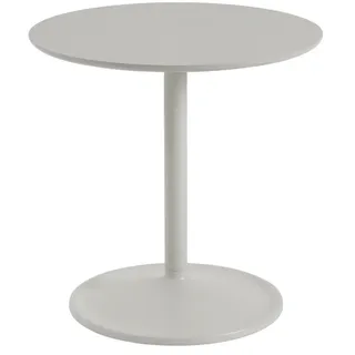 Muuto - Soft Beistelltisch, Ø 48 cm, H 48 cm, grau