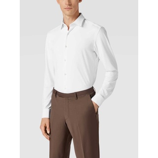 Slim Fit Business-Hemd Modell 'KENNO', Weiss, 43