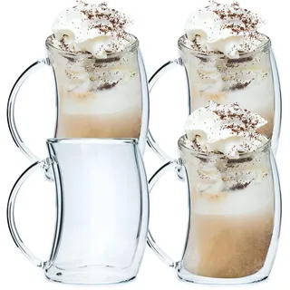 Intirilife Latte Macchiato Glas 0,2 l 4-tlg.