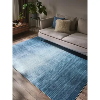 benuta Laury Kurzflorteppich 120 x 170 cm Blau