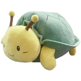 Milageto Cartoon Kissen s, Abnehmbares, Kreatives, weiches, Dekoratives Schildkröten Bienen Kissen für Spiele, Weihnachten, Mädchen, Junge, 20 cm, Standard