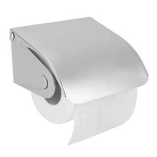 Dioche Toilettenpapierhalter, Toilettenpapierhalter mit Deckel für Toilettenpapier, Toilettenpapierhalter für Bad und Toilette, Edelstahl