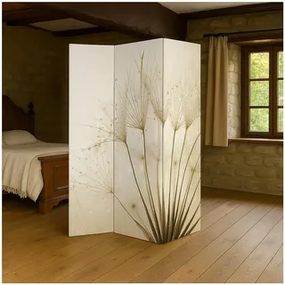 Hti-Living Paravent mit Naturmotiv Pusteblume