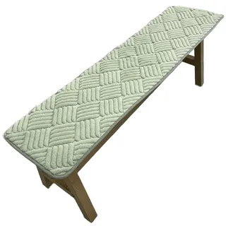 SDNAM Bankauflage 120 x 40 cm, Bankkissen, Sitzkissen für Fensterbank, Bezug waschbar, Unterseite Antirutsch für Gartenbank Schaukel,Terrasse, Esstisch, Bank, Drinnen(5A,35x120cm)